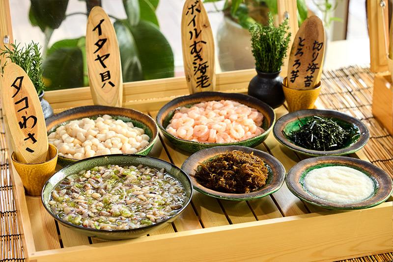 海鮮のっけ丼コーナー