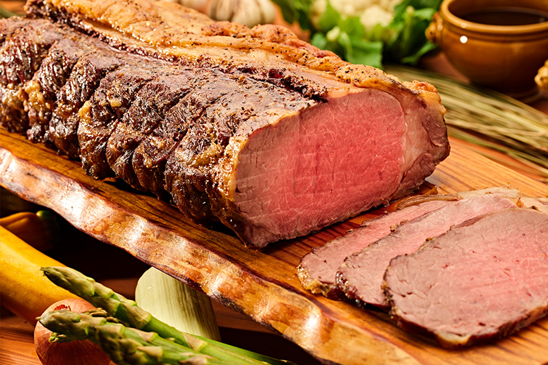 シェフ自慢のローストビーフ