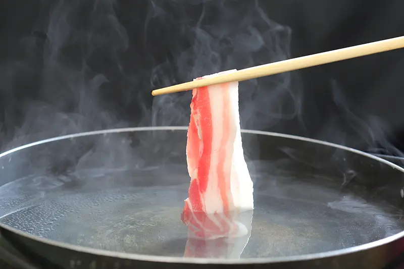 島豚のしゃぶしゃぶ